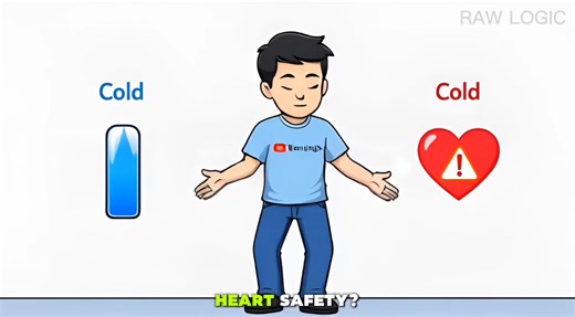 Cold water vs hot water bath science behind this ? #coldwater #hotwaterbath #healthreels #usareels #ScienceExplained #foryoupagereels #HumanBody #UKHealthcare #worldwide | RAW LOGIC