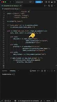 Building a Modern Streamlit To-Do List App in Python with Priorities