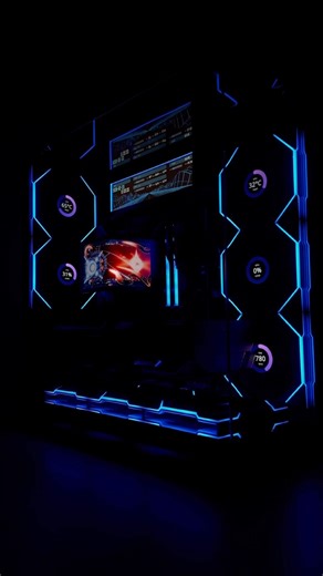 Игровая сборка Ryzen 7800X3D RTX 5070ti / Lian Li Vision Compact / Pc build #игровой #пк #gaming #pc