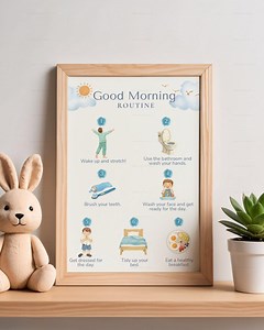 Kids Daily Routine Chart Bundle (ages 7-10) – Printable PDF Chore Cards A4 - Etsy Australia