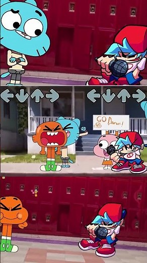 FNF Character Test Darwin Scream Gumball FNF Mods