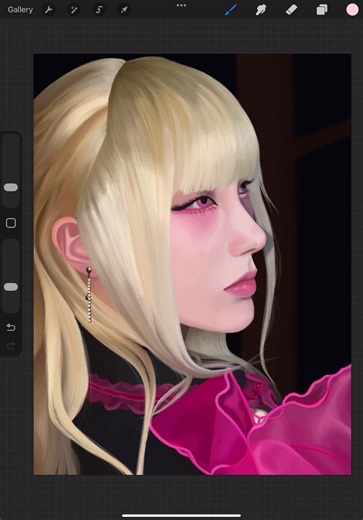 Procreate Blending and Details: Before vs. After