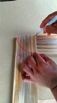 smart technique for measuring wood corner joints using string #diy #woodscraft #woodwork #art