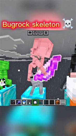 minecraft skeleton ☠️ #shorts