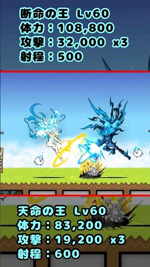 天命の王 VS. 断命の王【BattleCats ultimate】#battlecats