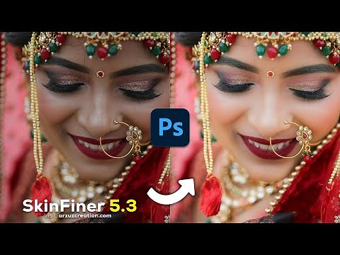 Photoshop Tutorial: SkinFiner 5.3 । Fastest Skin Retouching Photoshop Plugin! Skinfiner in Photoshop