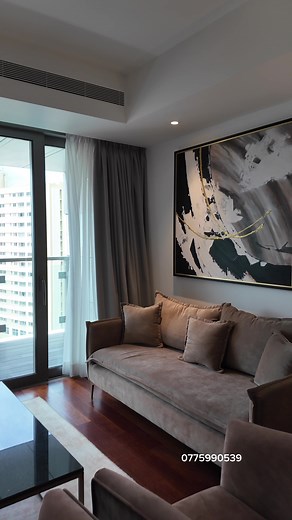 2 Bedroom Apartments for Rent at Cinnamon Life Colombo 2 Step into a magical atmosphere filled with luxury, extravagance, and a breathtaking view at Cinnamon Life Colombo which is Colombo's most modern apartment building. 1260sqft floor area 2 bed rooms with 2 attached bathrooms Master bath room with a bathtub modern living and dinning area Fully fitted modern pantry enclosed with glass covers Port city view balcony contemporary bathroom fittings Teak flooring Washing area Gain access to a breat