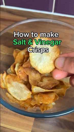 How to make salt and vinegar crisps 🥔