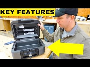 KEY FEATURES - Fireproof Safe Chest Review| Link in Description 🔗👇