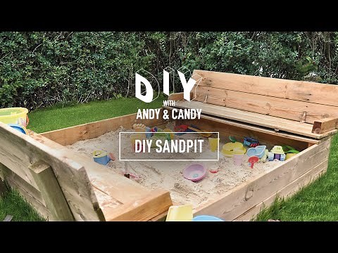 How to Make a DIY Folding Sandpit | Ozito DIY with Andy & Candy