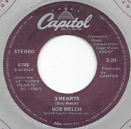 Bob Welch - 3 Hearts