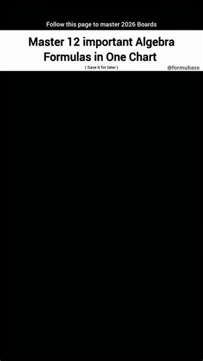 FormuBase | Cheatsheets on Instagram: "易 Algebra made simple!  12 must-know functions at your fingertips — exponential, quadratic, cubic & more   Follow @formubase for smart math tricks or  Save &  Share with friends! . . #algebra #mathstudy #studyhacks #mathematics #mathhelp #mathnotes #mathpractice #studyguide #formulas #schoolmath #learnmath #education #studygram"