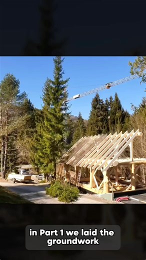 Part 2 - Interesting Log Post and Beam House Build | Built It Right Now