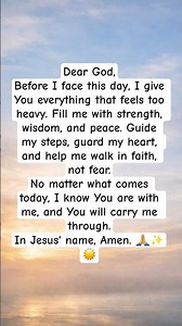 Morning Prayer celebrating yourself