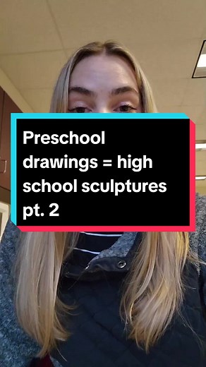 The results of our preschool monster drawings turned into sculptures made by high school ceramics 1 students will melt your little heart. I'm pretty obsessed with this project and hope to work with 1st graders next! #teacher #highschool #preschool