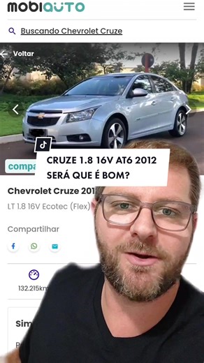 Chevrolet Cruze 1.8 16v AT6 2012: Vale a pena frente a outros líderes do segmento?