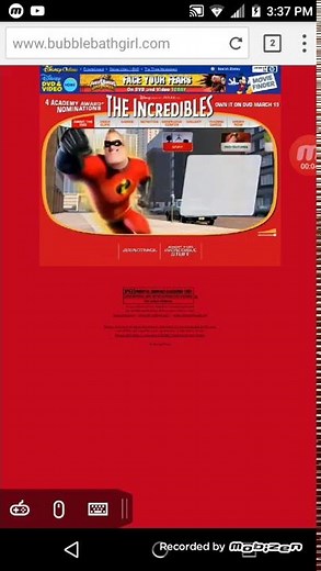 The Incredibles Original DVD Website (2005-2011)