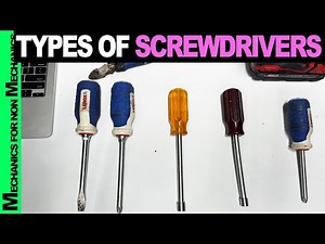 Types Of Screwdrivers