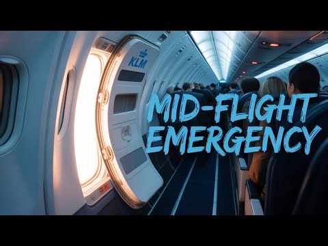 Man Opens KLM Plane Door Mid-Taxi – Panic & Fury Erupt!