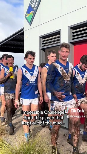 Challenge: Spot the Player Who Avoided the Mud | Footy AFL Stains