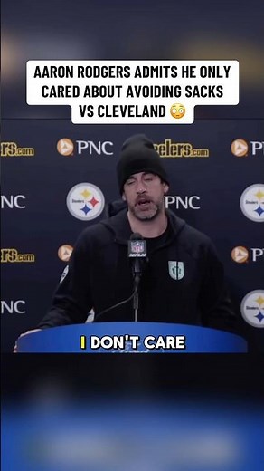 “We will miss the playoffs” - Aaron Rodgers Postgame Interview - Steelers vs Browns