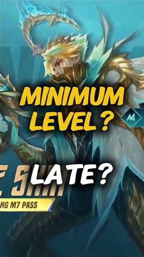 HOW MUCH MINIMUM LEVEL DO YOU NEED TO GET LEVEL 75? #mlbb #mobilelegends #mlbbshorts