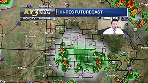 5.4K views · 35 reactions | Damaging winds and hail possible with storms late tonight and early Tuesday morning. | KY3 | Facebook
