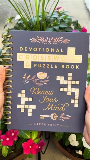 Devotional Crossword Puzzle Book: Renew Your Mind
