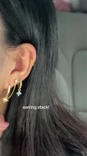 Stunning 14K Gold Earring Stack Ideas