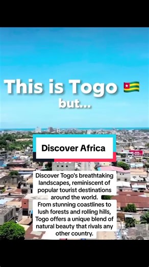 Discover Togo's breathtaking landscapes, reminiscent of popular tourist destinations around the world. From stunning coastlines to lush forests and rolling hills, Togo offers a unique blend of natural beauty that rivals any other country.#hotspotsofafrica #togo#africa #trending #discover