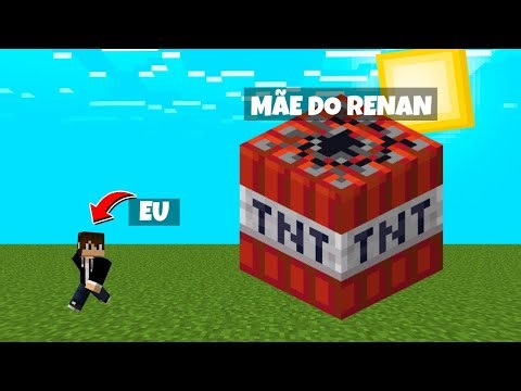O MELHOR ADDON de TNT para MINECRAFT