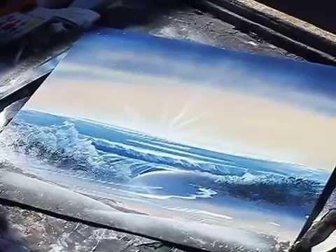 Mexican street artist using spray paint - AMAZING.