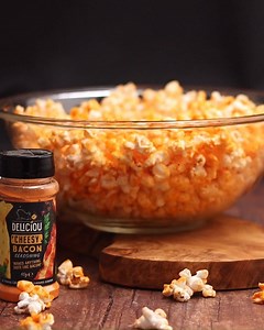 Do you love popcorn? 🍿 Do you love bacon? 🥓⁠ Well, rejoice with this simple recipe!⁠ Movie night just got a whole lot tastier 😍⁠ Grab your bacon seasoning now from deliciou.com. Free worldwide shipping for all orders over $30. | Deliciou