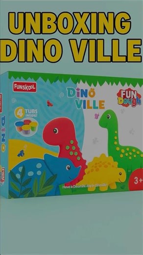 DIY DINO DOUGH SET #asmr #ytshorts #diy #shorts #trending #viral #playdough #dinosaur #toyunboxing