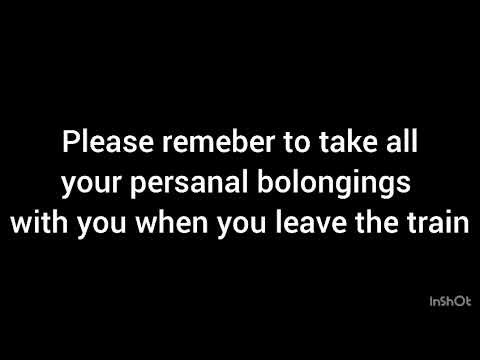 SWR Class 450 terminating at Guildford announcement