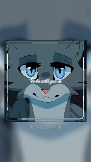 {Crowfeather x Feathertail edit} #warriorcats #crowfeather #feathertail #topaz