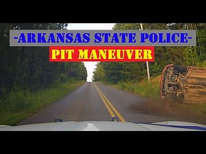 DWI - Speeding DRUNK DRIVER gets the PIT Maneuver by Arkansas State Police #police #pursuit #chase