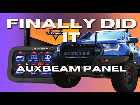 Auxbeam Switch Panel Install | Ranger Raptor Wiring Made Easy