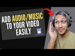 How to add audio to video easily and quickly | Kapwing Video Editor for iPhone, Android and Desktop