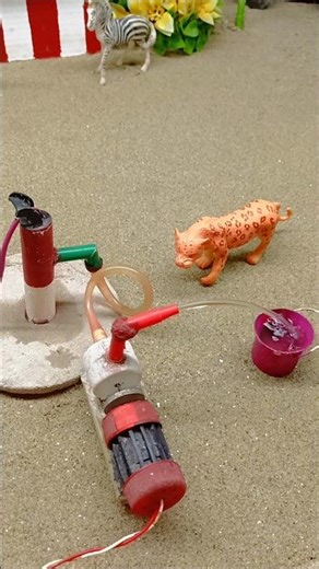 Mini hand pump project water with supply motor 450