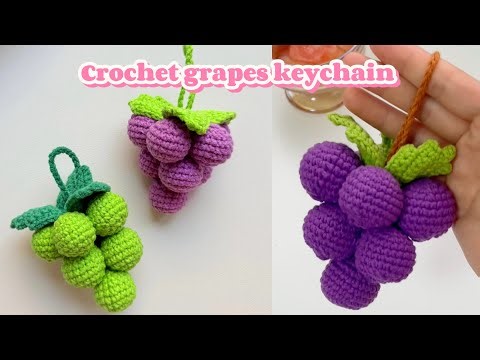 How To Crochet Cute Grapes Step By Step