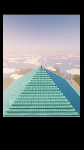 Minecraft sky ✨#minecraft #pyramid #sunset #shorts