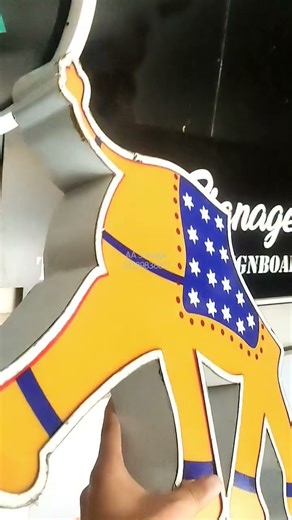 how to make 3D logo signage||uv printed 3D logo||3D Signboard makers||3D channel letters||AA Signage