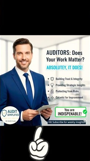 Ever Wonder If Your Audit Truly Matters? Here's Why YOU are Indispensable! ✨