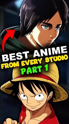 Best Anime From Every Studio (Part-1)🔥 #mappa #madhouse #toeianimation