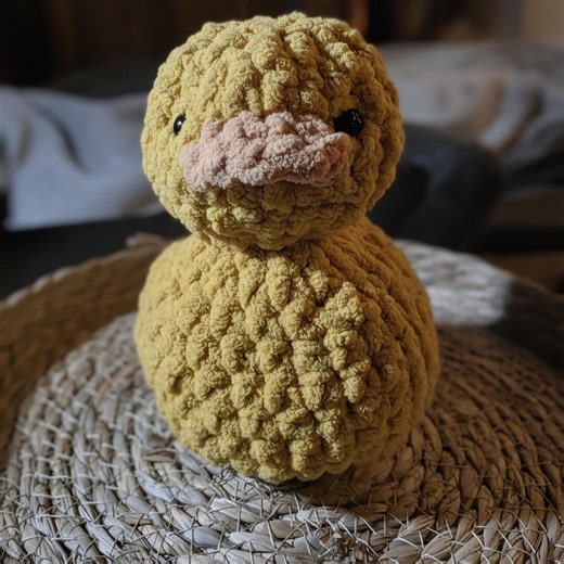 Crocheted Duck Plush - Etsy