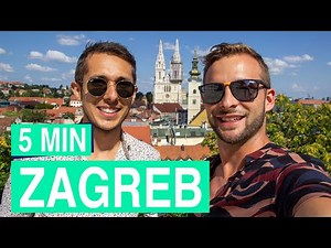 Zagreb in 5 minutes ✌️😀 popular sights in Zagreb (Croatia)