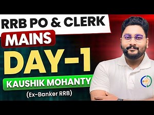 🔥 RRB PO & Clerk Mains Quant Preparation Day-1 By Kaushik Mohanty (Ex-Banker RRB) || Career Definer
