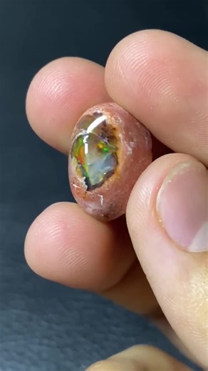 Mexican Fire Opal in Matrix: Raw Gemstone, Healing Crystal - Etsy