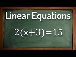 Linear equations Video Lecture | Mathematics for Year 9